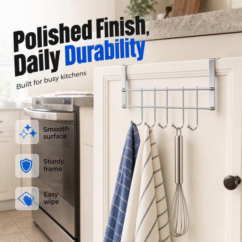 Heavy Duty Over Door Hook Rack