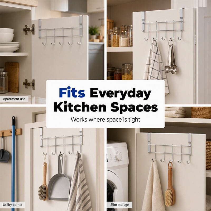 Heavy Duty Over Door Hook Rack