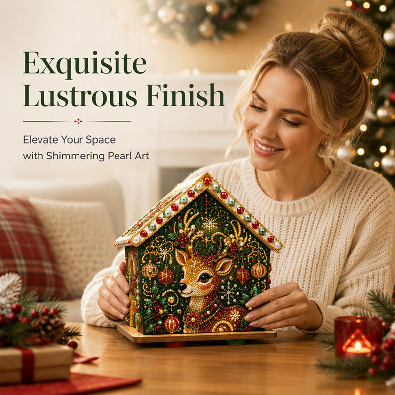 Craft Holiday Decor Instantly! No-Mess 3D Pearl Art Kit