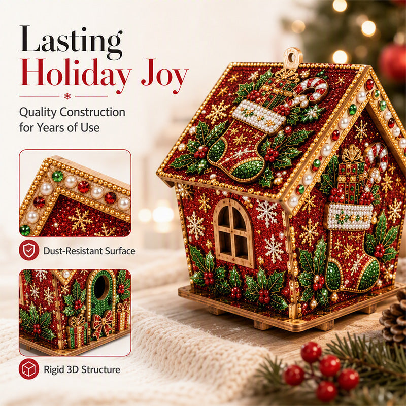 Craft Holiday Decor Instantly! No-Mess 3D Pearl Art Kit