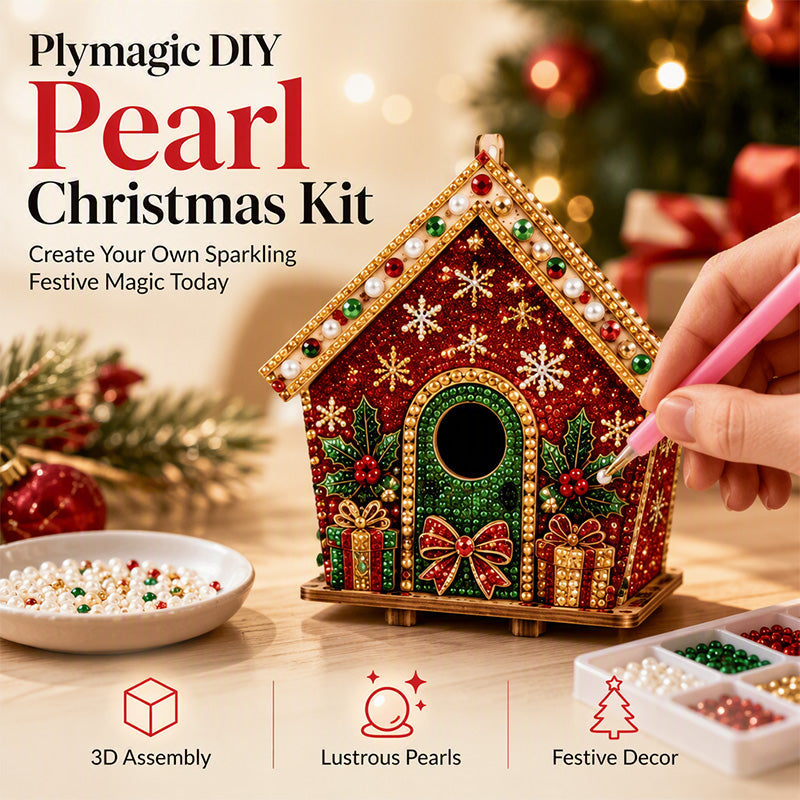Craft Holiday Decor Instantly! No-Mess 3D Pearl Art Kit