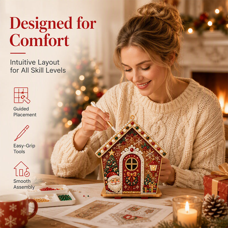 Craft Holiday Decor Instantly! No-Mess 3D Pearl Art Kit