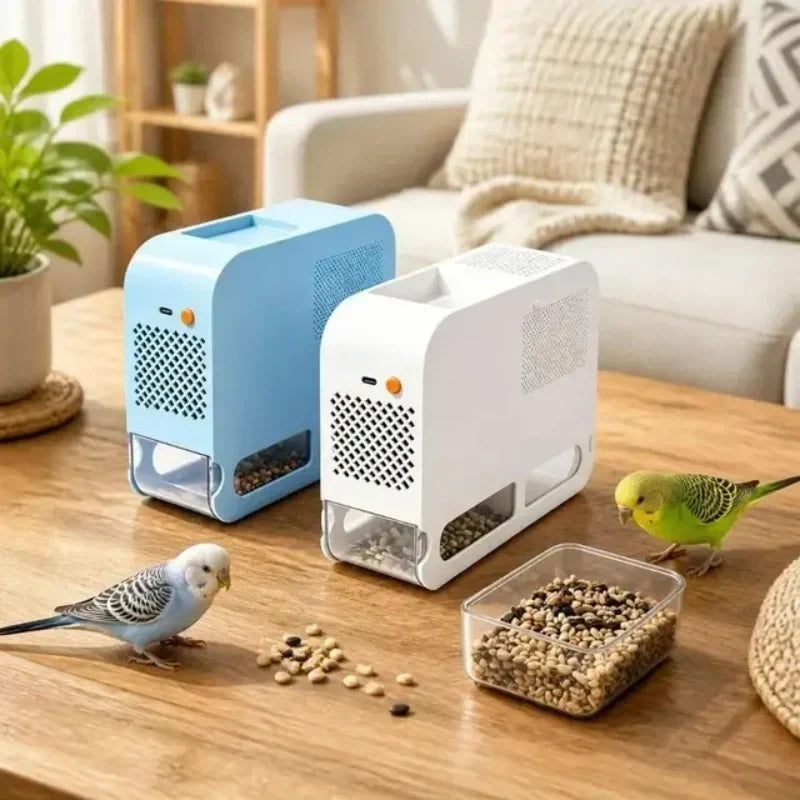 Separate Seed Husks Instantly! Silent No-Mess Bird Seed Cleaner