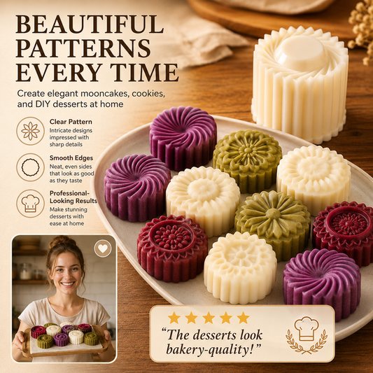 Shape Pastries Instantly! No-Stick Double-Sided Detachable Mold