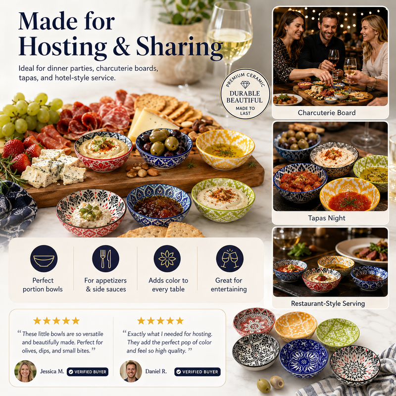 Bohemian Ceramic Sauce Dish