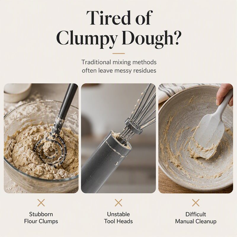 Stainless Steel Danish Dough Whisk