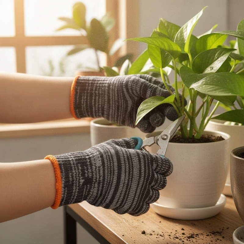 10G Durable Knitted Work Gloves