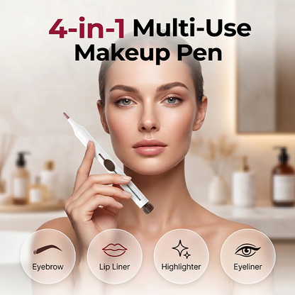 Touch Up Instantly! No-Clutter 4-in-1 Retractable Makeup Pen