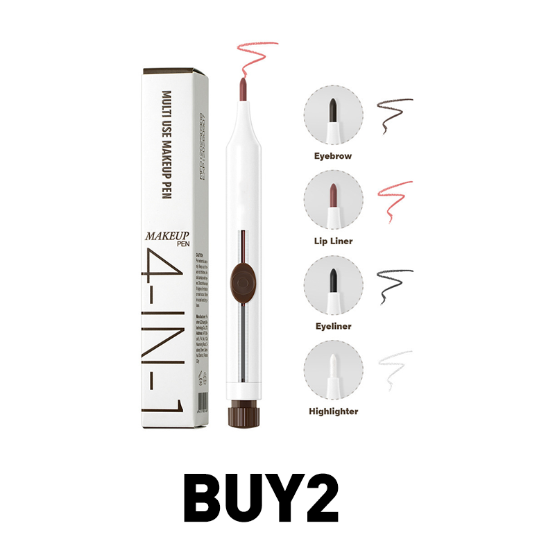 Touch Up Instantly! No-Clutter 4-in-1 Retractable Makeup Pen
