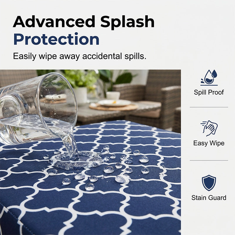Refresh Patio Instantly! No-Replace Stretch-Fit Cushion Covers