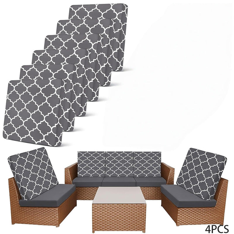 Refresh Patio Instantly! No-Replace Stretch-Fit Cushion Covers