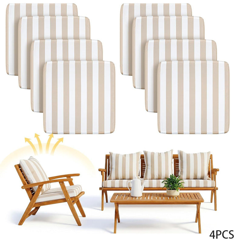 Refresh Patio Instantly! No-Replace Stretch-Fit Cushion Covers