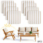 Refresh Patio Instantly! No-Replace Stretch-Fit Cushion Covers