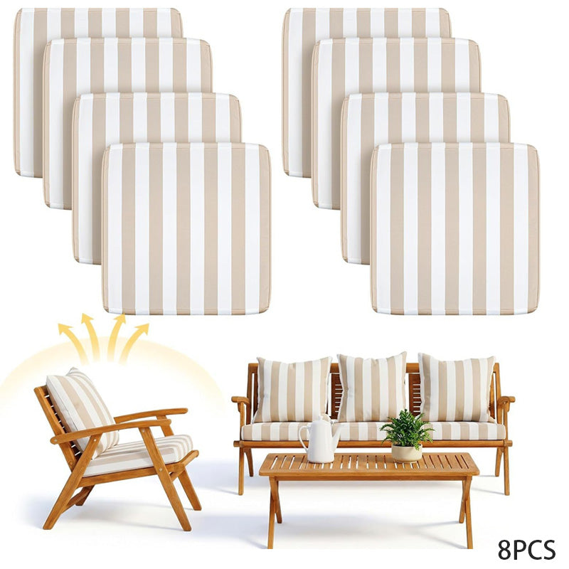 Refresh Patio Instantly! No-Replace Stretch-Fit Cushion Covers