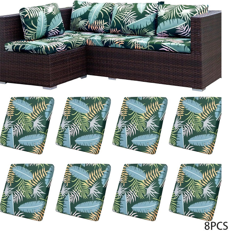 Refresh Patio Instantly! No-Replace Stretch-Fit Cushion Covers
