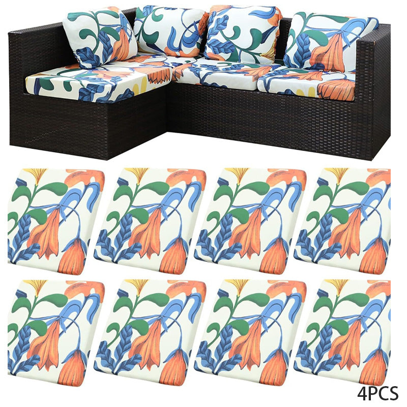 Refresh Patio Instantly! No-Replace Stretch-Fit Cushion Covers