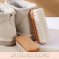 Refresh Suede Instantly! No-Scratch Static-Clean Wooden Brush