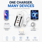 Charge 6 Devices Instantly! No-Clutter 66W Desktop Power Hub