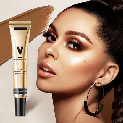Glow Instantly! No-Cake Hydrating Glitter Foundation
