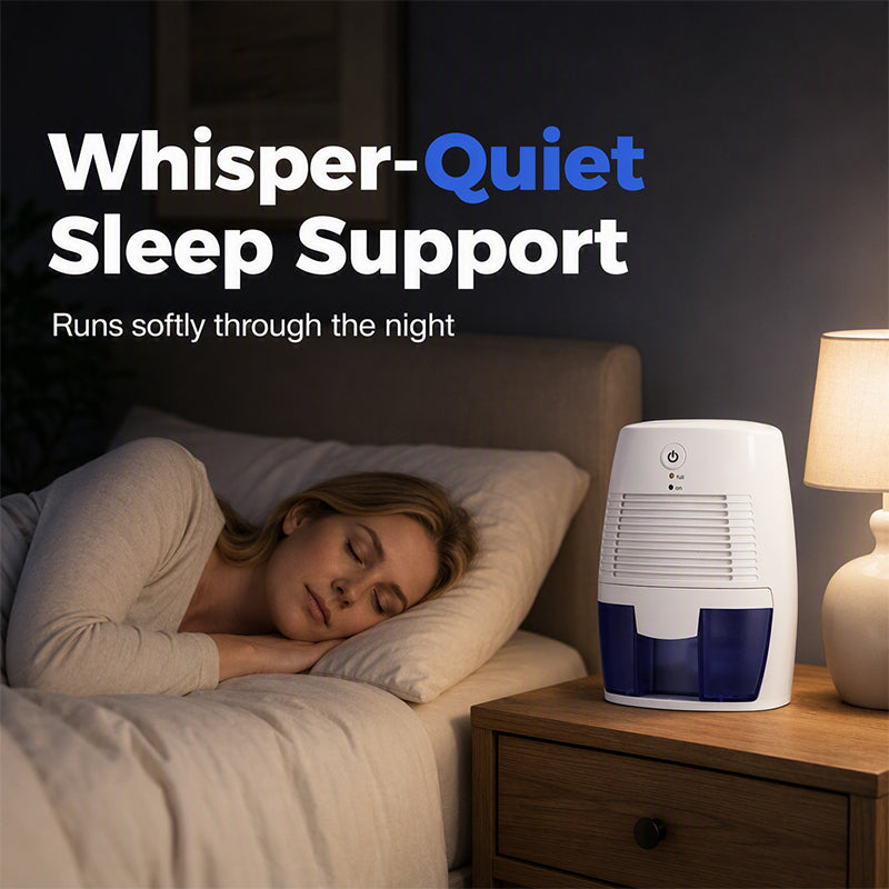Dry Any Room Instantly! No-Noise One-Touch Mini Dehumidifier
