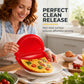 Cook Eggs Instantly! No-Pan 2-in-1 Microwave Omelet Maker