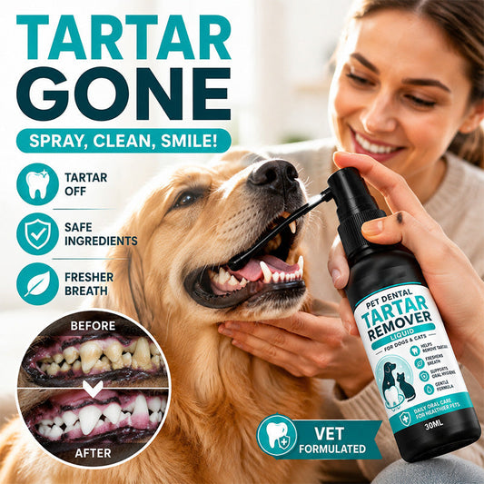 Clean Pet Teeth Instantly! No-Brush Fresh-Breath Dental Spray