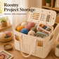 Knit Anywhere Instantly! Tangle-Free Canvas Yarn Bag