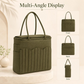 Knit Anywhere Instantly! Tangle-Free Canvas Yarn Bag