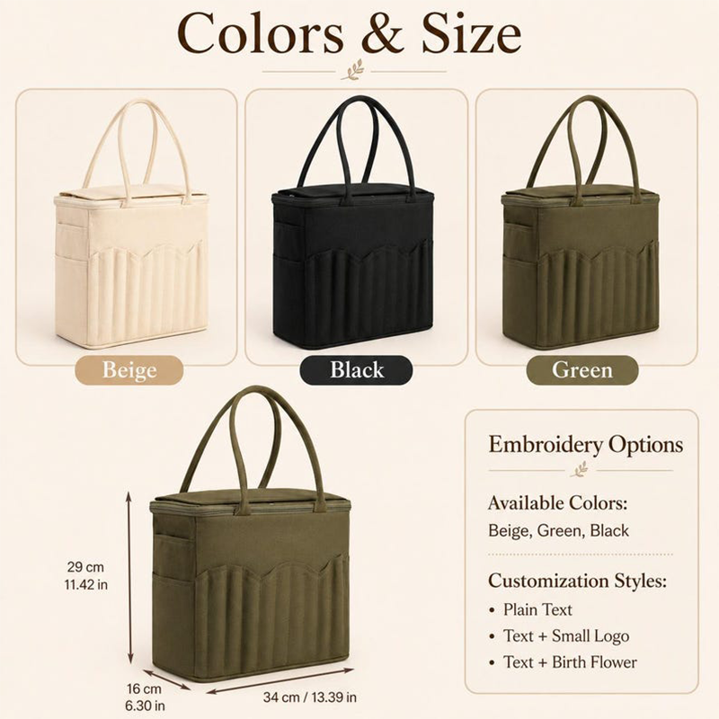 Knit Anywhere Instantly! Tangle-Free Canvas Yarn Bag