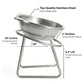Feed Dogs Comfortably Instantly! No-Strain 15° Tilted Steel Bowl