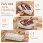 Protect Hair Tools Instantly! Quilted Shockproof Travel Case