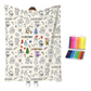 Color & Cuddle Instantly! No-Fade Washable DIY Blanket Kit