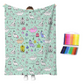 Color & Cuddle Instantly! No-Fade Washable DIY Blanket Kit