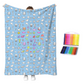 Color & Cuddle Instantly! No-Fade Washable DIY Blanket Kit
