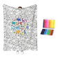 Color & Cuddle Instantly! No-Fade Washable DIY Blanket Kit