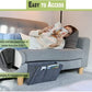 Organize Bedside Instantly! No-Tool Slide-In Storage Organizer