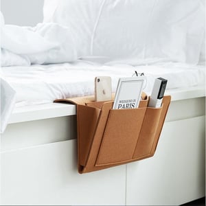 Organize Bedside Instantly! No-Tool Slide-In Storage Organizer