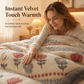 Sleep Warm Instantly! Double-Sided Velvet & Lamb Fleece Winter Quilt