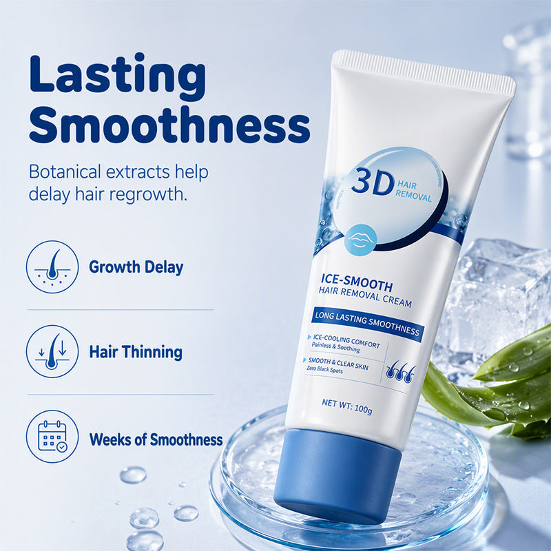 Remove Body Hair Instantly! No-Pain Botanical Smoothing Cream
