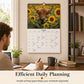 Plan 2027 Instantly! No-Fade Highland Cow Wall Calendar