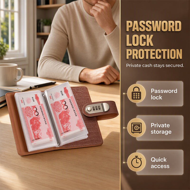 Organize Cash Instantly! No-Peek Lockable Budget Binder