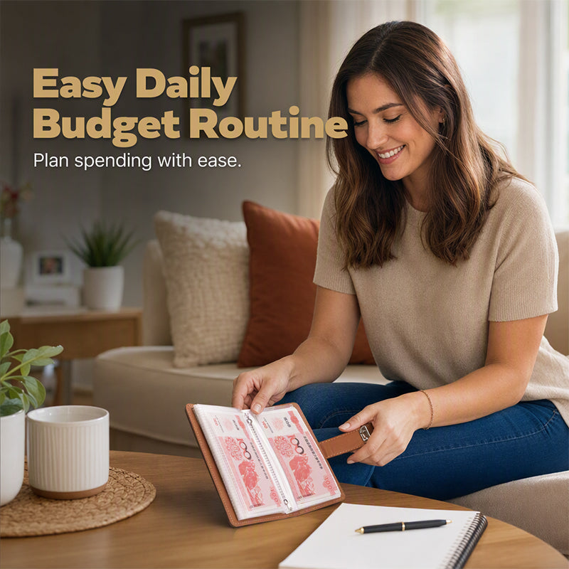 Organize Cash Instantly! No-Peek Lockable Budget Binder