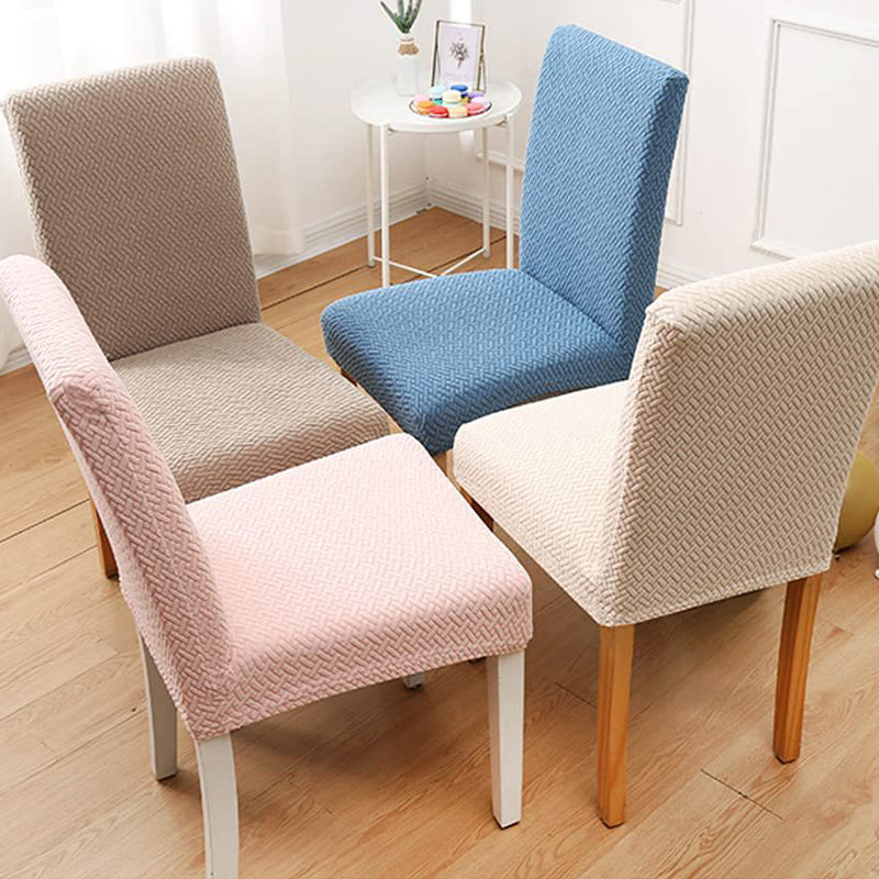 Refresh Worn Chairs Instantly! Soft Checkered Chair Cover