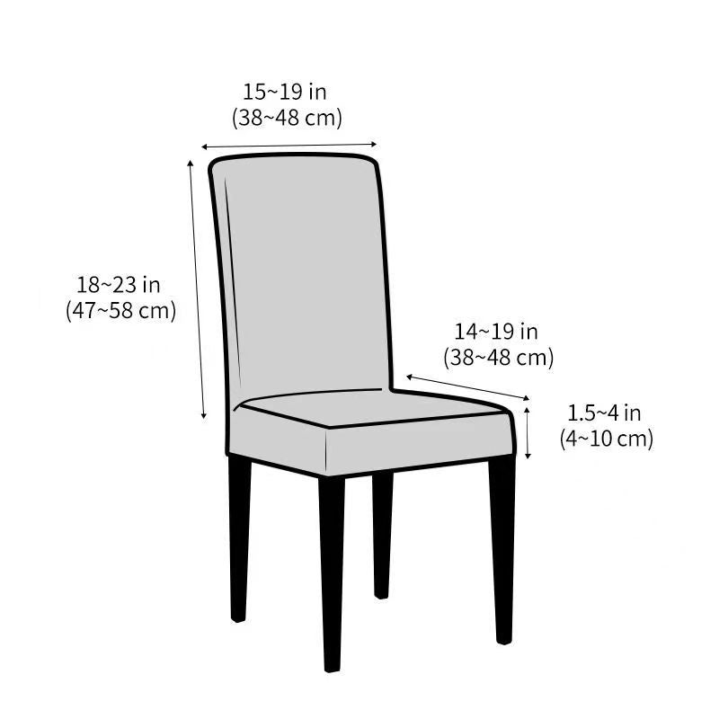 Refresh Worn Chairs Instantly! Soft Checkered Chair Cover