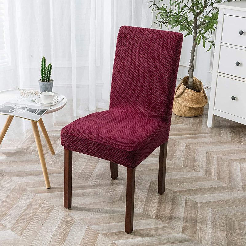 Refresh Worn Chairs Instantly! Soft Checkered Chair Cover
