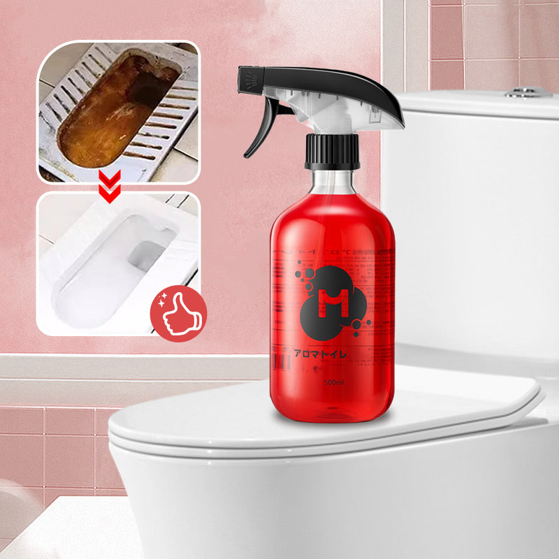 Deep Clean Toilet Bowls Instantly! 500ML Rose Scent Bathroom Cleaner