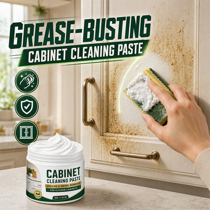 Clean Cabinets Instantly! No-Scratch Grease-Cutting Paste