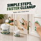 Clean Cabinets Instantly! No-Scratch Grease-Cutting Paste