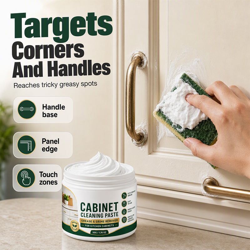 Clean Cabinets Instantly! No-Scratch Grease-Cutting Paste