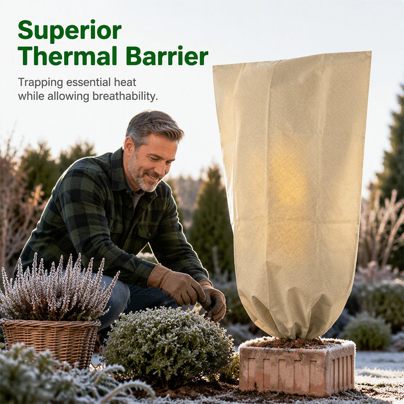 Protect Plants Instantly! No-Tear Thermal Freeze Cover